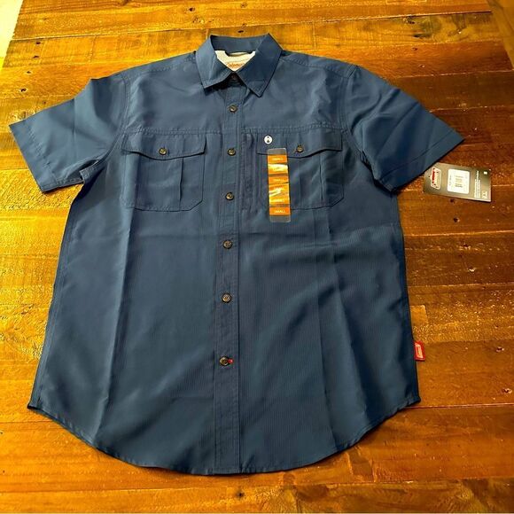 Coleman Performance Short Sleeve Button Down Shirt - Picture 1 of 6